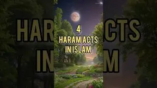 4 HARAM ACTS IN ISLAM #shortsfeed #islam #acts #islamic #viral