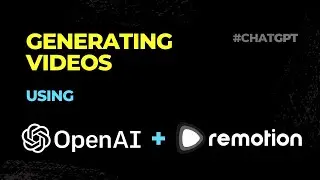 Can ChatGPT create videos with Code? (ReMotion with React) #chatgpt #openai #react
