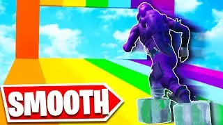 The Worlds SMOOTHEST DEATHRUN...  *FUN* (Fortnite Creative)