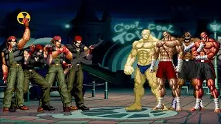 [KOF Mugen] Ralf Jones Team vs Sagat Team