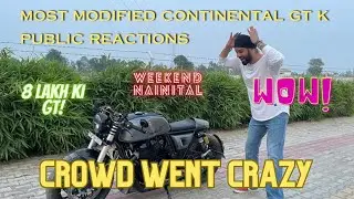 8 LAKH KI CONTINENTAL GT K PEHLE PUBLIC REACTION #publicreactions #continentalgt650