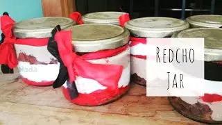 Redcho jar cake | red velvet and choclate jar cake | english subtitles | Nada Latheef (9)