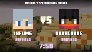 Infume VS Aquacorde | MCSR Ranked