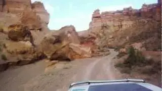 Inside amazing Canyon Charyn- extreme adventure travel