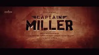 Captain Miller   Official Teaser   Dhanush   GV Prakash   Arun Matheswaran   Sathyajyothi films