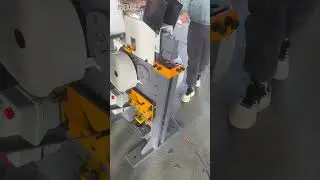 #Channel steel punching and shearing machine #strip steel cutting and punching machine