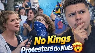 Kaitlin Bennett 🔥 Vs No Kings Protesters  Reaction 
