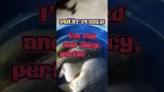 Fruit Puzzle (39) answer in description #shorts #riddle #yearofyou #fruit
