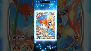 CHARIZARD HAS BEEN PULLED #pokemon #pokemoncards #mobilegame #tcg #shorts #charizard #rare #nintendo