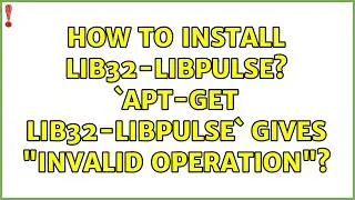Ubuntu: How to install lib32-libpulse? `apt-get lib32-libpulse` gives 