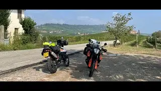 KTM 790 Adventures on trip from the UK to Italy.