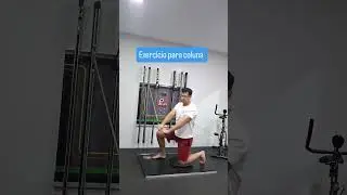 Exerc&iacute;cio coluna lombar e tor&aacute;cica, dor na coluna. #fisioterapia #exercicio #academia #lombalgia