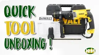 Быстрая распаковка перфоратора Dewalt D25144K SDS plus 900 Вт 28 мм 3 режима