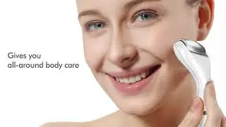 TB-1587 Face & Body Massager with Stainless Steel Roller