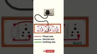 Switch Board Connection with Neutral Wire #electrical #electric