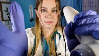 ASMR Doctor Full Body Examination | Thyroid Exam & Ultrasound