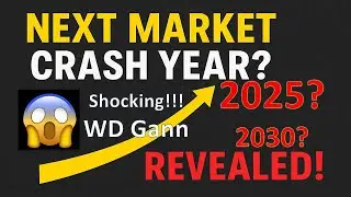 Next Stock Market Crash Prediction Using Gann Square of 9 | Future Crisis Years Revealed!
