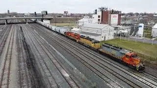 Drone Railfanning around Buffalo