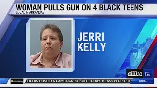 Ark. Woman arrested after pulling gun on 4 black teens