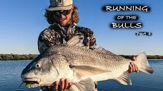 Fly Fishing for MASSIVE Louisiana Redfish and Black Drum - Running of the Bulls (Part 4 - We Crash)