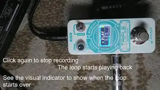 Donner Triple Looper Guitar Effect Pedal, Solves the flaws that other one button loopers have!