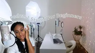How To Set Up A Podcast Studio For Beginners In 2022! + Equipment Details