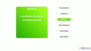 WHIRLWIND - Definition, pronunciation, grammar, meaning - Practice grade 6 vocabulary