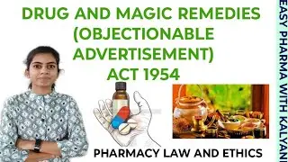 /DRUG AND MAGIC REMEDIES ACT 1954//OBJECTIONABLE ADVERTISEMENT//PHARMACY LAW AND ETHICS/JURIS_PHARMA