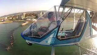 Porto di Pesaro in volo da ultraleggero 2016