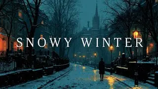 Dark Academia Music | Snowy Winter Night Study & Melancholic Piano Instrumentals Loop