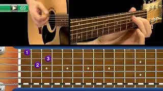 Ex069 - Guitar Method - Book 1 - Notes, Chords and Rhythms - Solo Mix - Part 2 - Angle 2