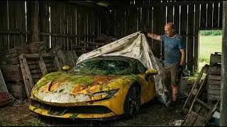 ASMR Car Restoration! Full Restoration of a Ferrari SF90 Stradale from Total Disrepair to New