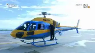 A bordo del helicóptero Pegasus
