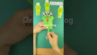DIY Origami Frog 🐸 | Easy Paper Craft for Kids (Fun & Simple Tutorial!)