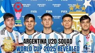 Состав сборной Аргентины до 20 лет на чемпионат мира FIFA среди молодёжных команд 2025 года | Пол...
