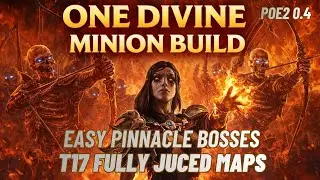 1 Divine Budget Minion Build 💀 Clears ALL Content | PoE 2 0.4