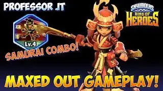 Ember Samurai Combo MAXED OUT Game Play Skylanders RoH