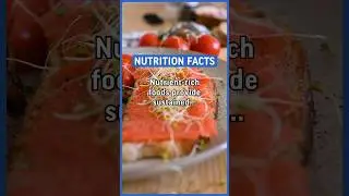 Nutrition-rich foods provide sustained energy throughout the day. #nutrition #facts #healthy