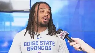 Boise State safety Zion Washington speaks on 2025 fall camp preps