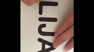 How to cut fondant letters