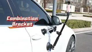 Triple Suction Cup 360 Camera Car Mount, Compatible with Insta360,  GoPro