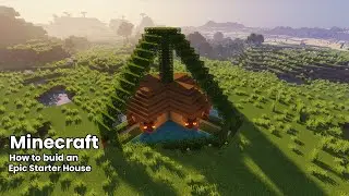 Minecraft: How To Build an Epic Starter House Tutorial | How to build Series | Epic Minecraft House