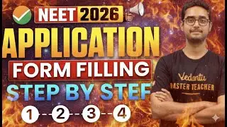 NEET application Form Filling Process 2026 🔥 Complete Step-by-Step Guide