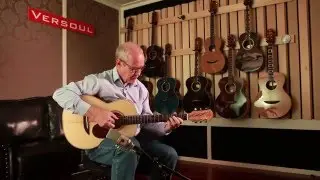 Buxom 6 Steel String Flat Top Guitar, DADGAD tuning