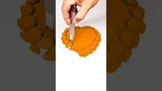 REVERSE Kinetic Sand Cutting ASMR ZOOM EFFECT Satisfying Video #asmr #satisfying #art