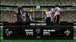 Madden 12 PSP Mod [2025-26 Rosters/Teams] Texans Franchise Mode| Week 3 Vs. Saints