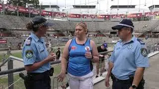 Meg & Mick at the Show - Woodchopping