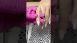 Curved Nail Correction👍 #nailrepair #nails #nailshape #nailtutorial #nailtips #nailextension