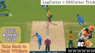 Fast Bowling Wicket Taking Trick 💯 | Real Cricket 24 Bowling Tips | RC24