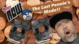 Topps Now!!! Последние напечатанные пенни!!! Частичка истории!!! Спустя 232 года!!!